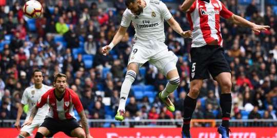 Hasil Liga Spanyol: Benzema Hattrick, Real Madrid Tekuk Bilbao