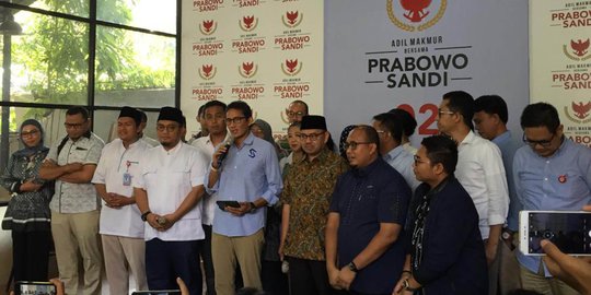 Sandiaga Minta Tim & Pendukung Kawal Perhitungan Suara Pilpres 2019