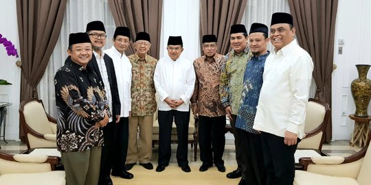Bertemu Wapres JK, Ormas Islam Harap Jokowi dan Prabowo Segera Bertemu