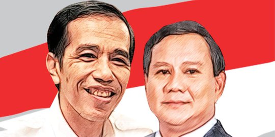 Real Count KPU Selasa Siang, Jokowi 16,8 Juta Prabowo 13,7 Juta