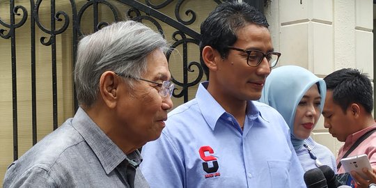 Bertemu Kwik, Sandiaga Mengaku Tak Bahas Politik