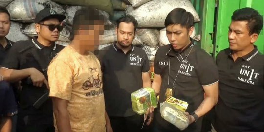 Kelabui Polisi, Bandar Narkoba Samarkan Sabu dalam 5 Karung Arang