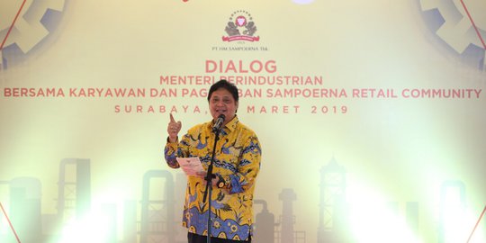 Menteri Airlangga Sebut Aturan Insentif Pajak 200 Persen Terbit Semester I 2019