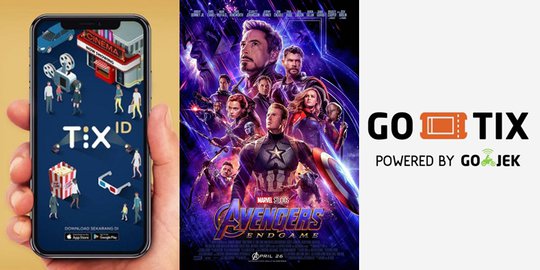 Cara Beli Tiket Avengers: Endgame Lewat Aplikasi Smartphone