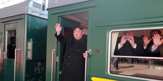 jong un pilih naik kereta ke rusia