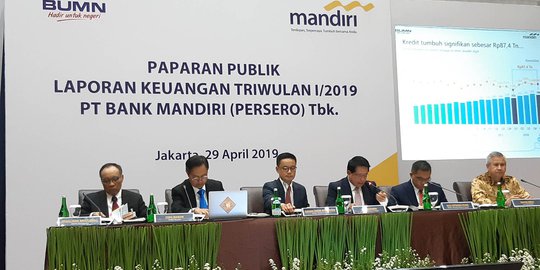 Laba Bank Mandiri Tumbuh 23,4 Persen Menjadi Rp 7,2 Triliun