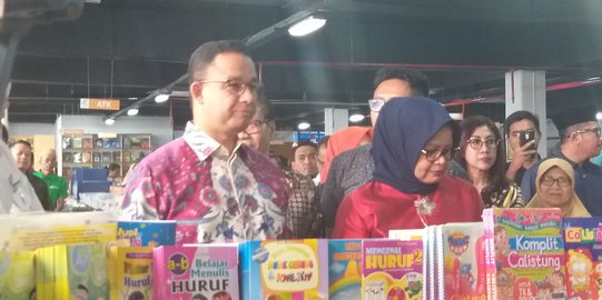 Anies Baswedan Resmikan Jakbook di Pasar Kenari