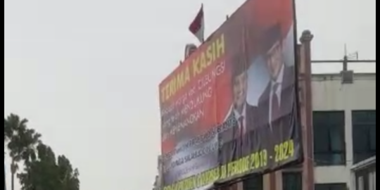 Sejumlah Warga di Bogor Tolak Penurunan Baliho Prabowo-Sandi