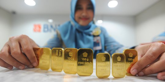 Harga Emas Kembali Turun, Hari ini Dijual Seharga Rp 661.500 per Gram