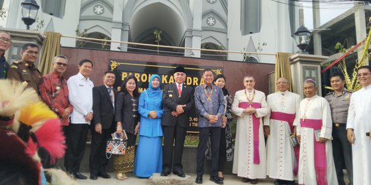 Dubes Vatikan hingga Menteri Jonan Hadiri Peresmian Gereja Katedral di Samarinda