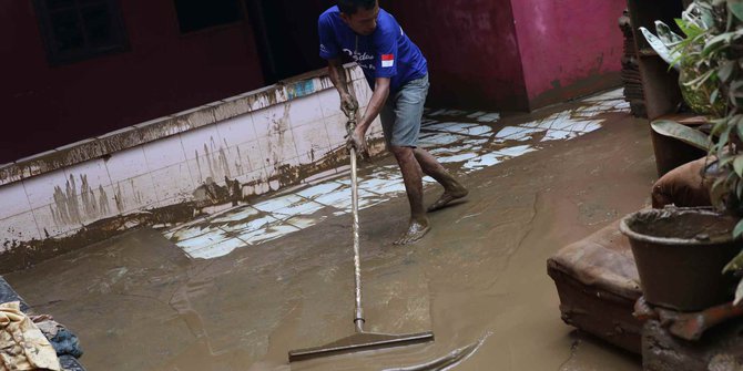 Air Sungai Ciberes Meluap, Tujuh Desa di Cirebon Kebanjiran