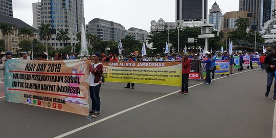 Istana Negara Disterilkan, Aksi May Day Dipusatkan di Sekitar Patung Kuda