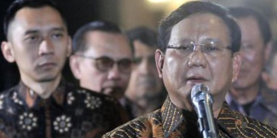 Prabowo di Depan Ratusan Buruh: Kalian Tulang Punggung Bangsa