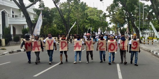 Unjuk Rasa Hingga Panggung Hiburan Warnai May Day 2019 di Sumut