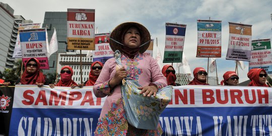 Aksi Buruh Perempuan di May Day 2019