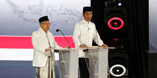 Quick Count LSI Denny JA 100 Persen: Jokowi-Ma'ruf Menang Mutlak di 21 Provinsi