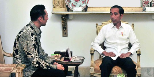 AHY Temui Jokowi di Istana