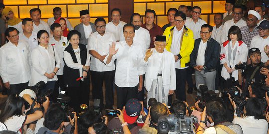 Laporan Dana Kampanye Jokowi-Ma'ruf: Masuk Rp606 M, Keluar Rp601 M