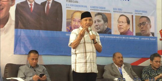 Amien Rais: Tidak ada Judulnya Rakyat Kalah dengan Penguasa