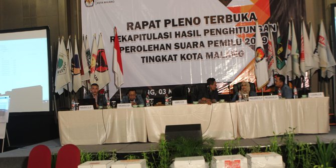 Jokowi Menang 67,30% di Kota Malang, Saksi Prabowo Tolak Tanda Tangan