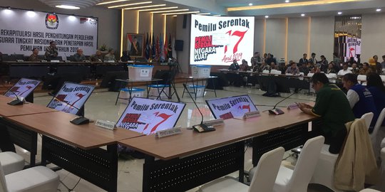 Pleno KPU: Jokowi Menang Telak dari Prabowo di Washington