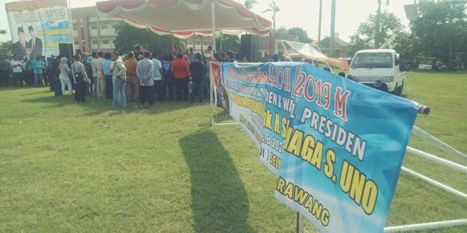 deklarasi kemenangan prabowo di karawang