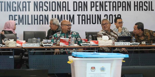 KPU Gelar Rapat Rekapitulasi Hasil Perhitungan Suara Pemilu 2019