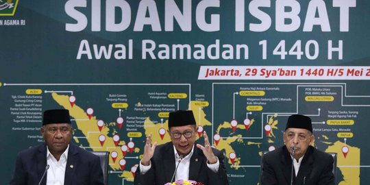 Menteri Agama Umumkan Awal Ramadan 1440 Hijriah