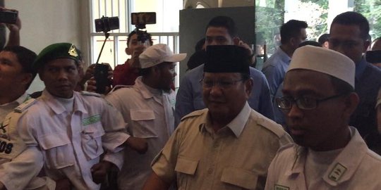 Tanpa Sandiaga Uno, Prabowo dan Amien Rais Sambangi Markas PKS