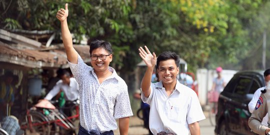 Gedung Putih Sambut Bebasnya Dua Wartawan Reuters dari Penjara Myanmar