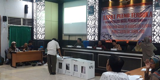 Suara PPP Hilang 1.508, Rekapitulasi KPU Sleman Tertunda