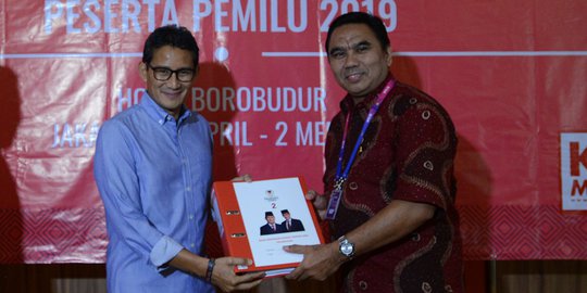 Sandiaga Belum Pastikan Kemenangan 62%: Sedang Difinalisasi Tim dan PKS