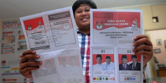 Rekapitulasi Akhir Pemilu 2019, Jokowi-Ma'ruf Menang Telak di Bali