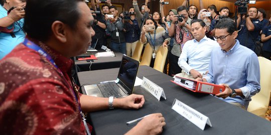 Dukung Pansus Pemilu 2019, Sandiaga Nilai Sistem KPU Jadul Banget