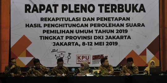KPU DKI Gelar Pleno Rekapitulasi Pemilu 2019, Dimulai dari Kepulauan Seribu