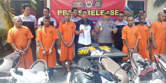 Modus Komplotan Pencurian Sepeda Motor di Area Wisata Pantai Sanur