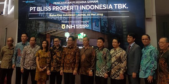 Resmi IPO, Saham Bliss Properti Indonesia Naik 69,33 Persen