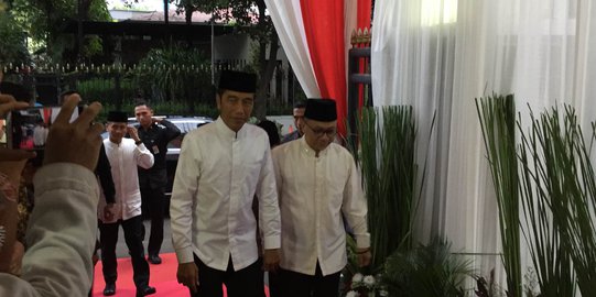 Jokowi dan JK Buka Puasa Bersama di Rumah Ketua MPR Zulkifli Hasan