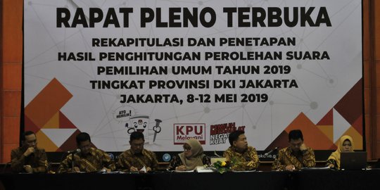 KPU DKI Skorsing Pleno, Jakarta Utara dan Timur Belum Selesai