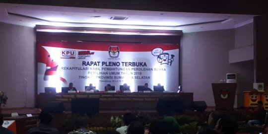 Hasil Rekapitulasi KPU: Prabowo-Sandi Kuasai 16 Kabupaten dan Kota di Sumsel