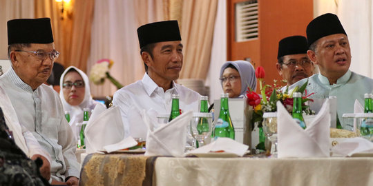 Jokowi-JK Buka Puasa Bersama di Rumah Ketua DPR