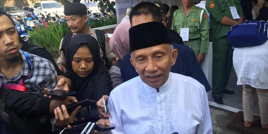 Amien Rais: Kita Tidak Gunakan People Power Tapi Kedaulatan Rakyat