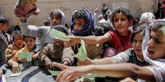 Data PBB: Pertempuran di Yaman 7.300 Anak-Anak Terbunuh dan Terluka Parah | merdeka.com - merdeka.com