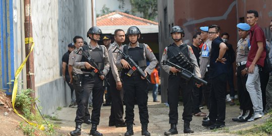 Polisi Tabrak Terduga Teroris di Bogor Saat Hendak Kabur