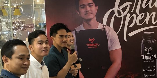 Buka Gerai Kopi Baru di Jakut, Kaesang Tegaskan Tak Bersaing dengan Gibran