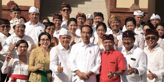 Presiden Jokowi Apresiasi Penataan Pasar dan Keindahan Taman Kumbasari Tukad Badung
