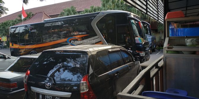 Razia Aksi 22 Mei, Polresta Malang Pulangkan Satu Unit Bus Hendak Ke Jakarta