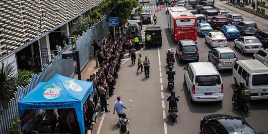 Penjagaan Gedung Bawaslu Diperketat