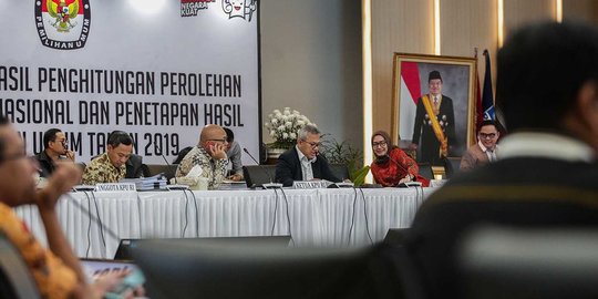 'Drama-Drama' di KPU saat Rekapitulasi Suara Hasil Pemilu 2019