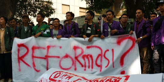 Peringati 21 Tahun Reformasi, Mahasiswa Soroti Pemilu dan Kebebasan Berpendapat
